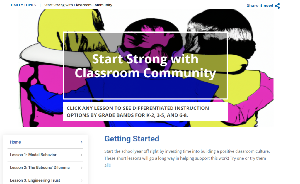 Start Strong with Classroom Community